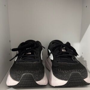 Women's Black and Pink Sneakers